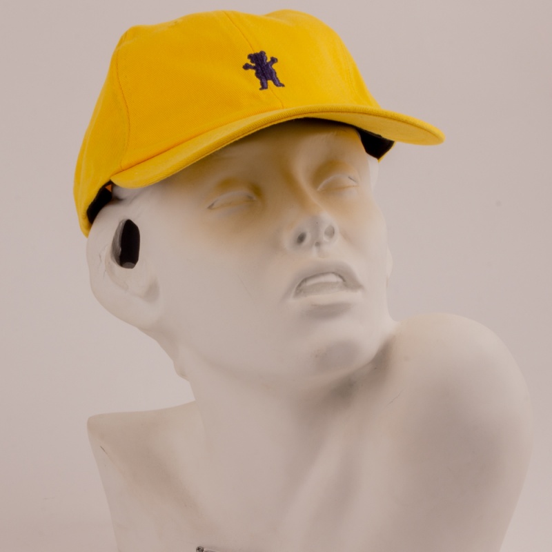 Bon Grizzly Og Bear Dad Hat Amarelo